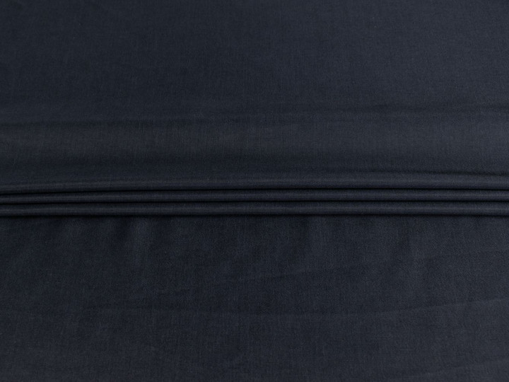 Плательная тёмно-синяя  ткань БА6105