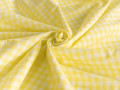Рубашечная желтая белая ткань клетка ЕБ5137