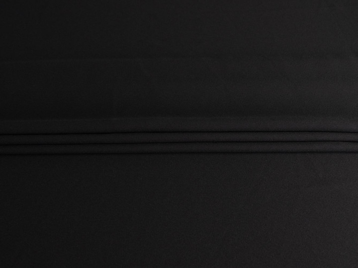Плательная черная ткань БВ4217