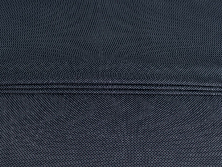 Рубашечная синяя ткань геометрический принт ЕА5108