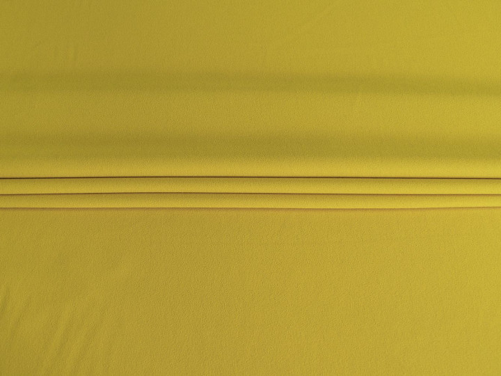 Плательная горчично-желтая ткань БА4113