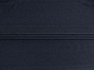 Костюмная синяя черная ткань ГД285