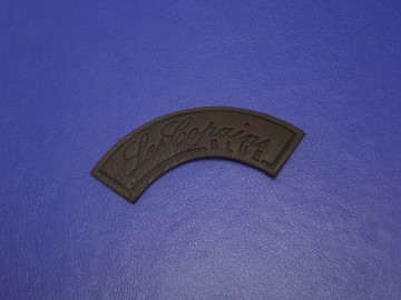 Нашивка патч коричневого цвета с надписью  Les Copains