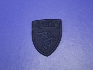 Термонаклейка эмблема с надписью Airborne