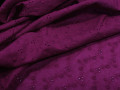 Шитьё сиренево-фиолетовое в мелкий цветок
