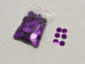 Пайетки фиолетового цвета 1,2 см
