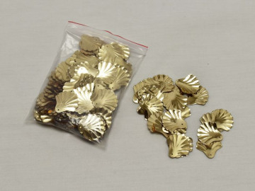 Пайетки пришивные золотого цвета 1,9 см