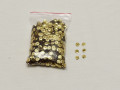 Пайетки золотого цвета 0,6  см